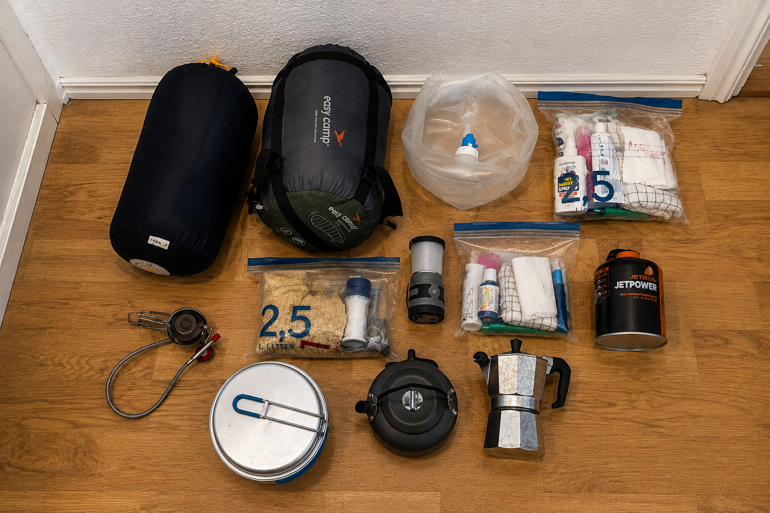 Car camping checklist essentials for a camping trip in Denmark
